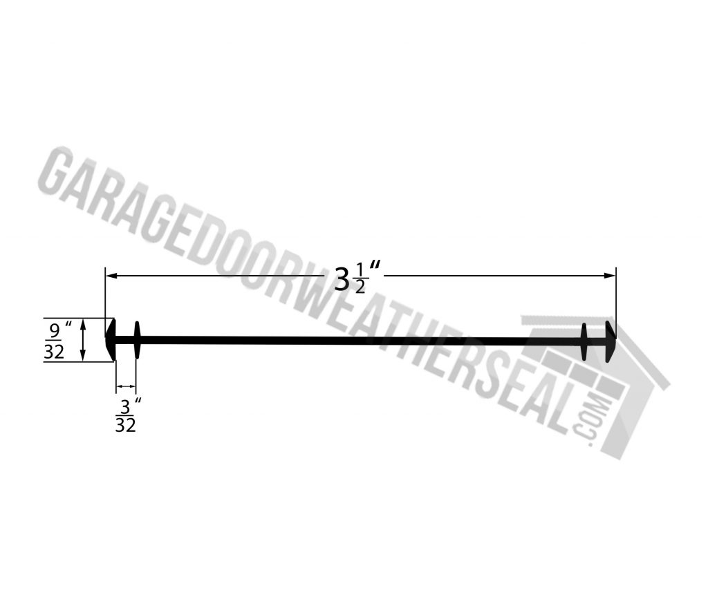 Midland Double T Door Seal