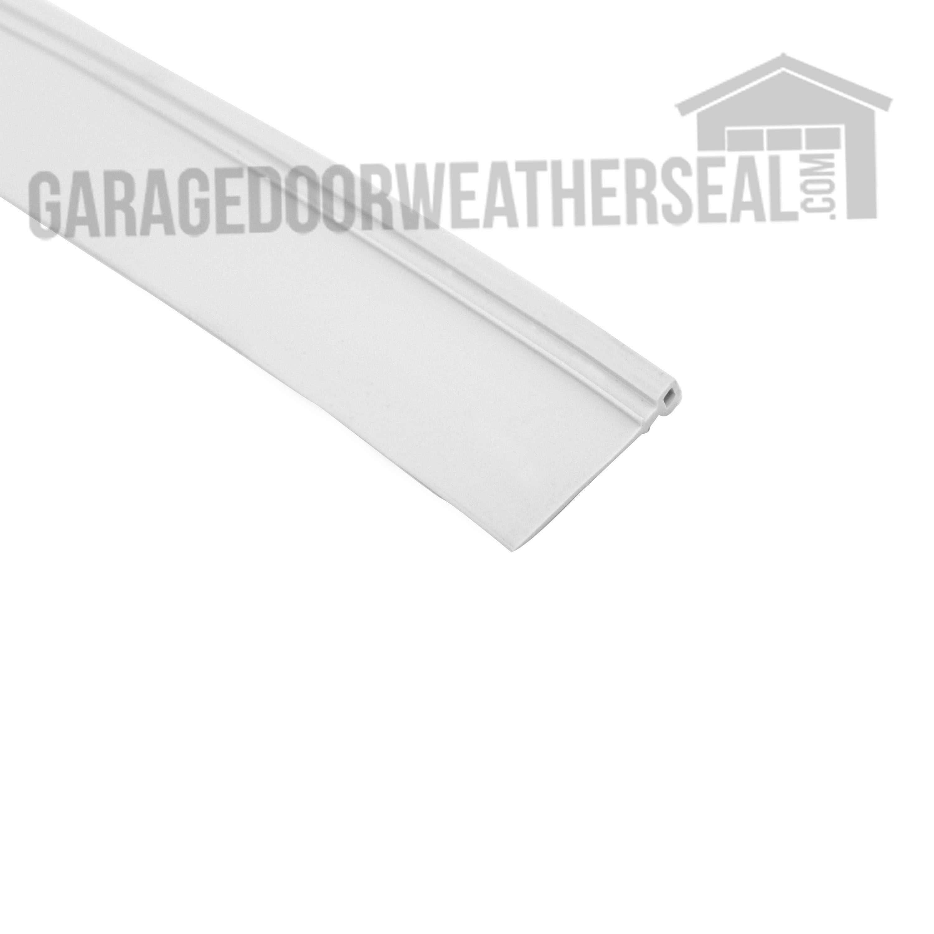 Vinyl Weather Seal 1" White Garage Door Weather Seal